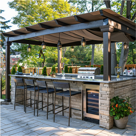 Áreas com churrasqueira